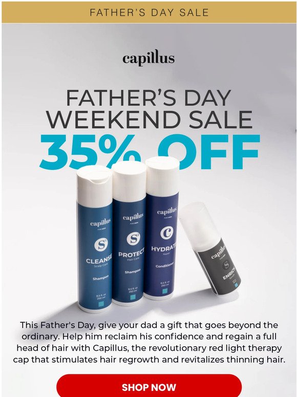 The Ultimate Hair Regrowth Solution for Dad!