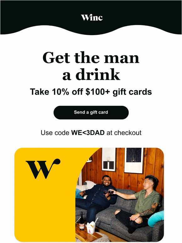 REMINDER! Father’s Day is today