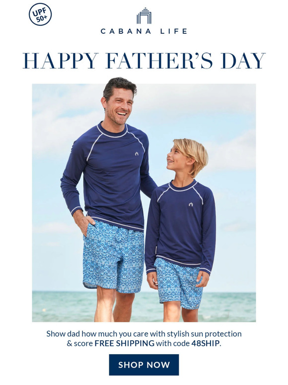 Happy Father's Day! Enjoy Free Shipping 💙
