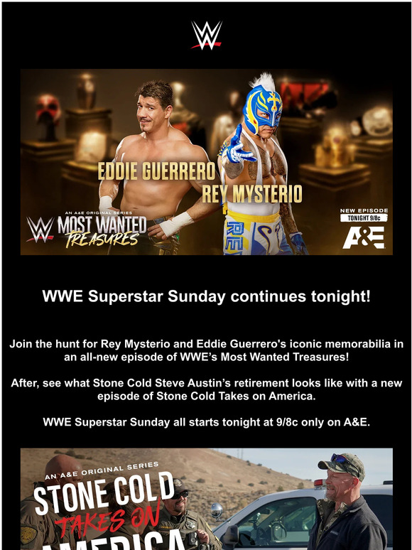 WWE Shop: WWE Superstar Sunday Continues With WWE’s Most Wanted ...