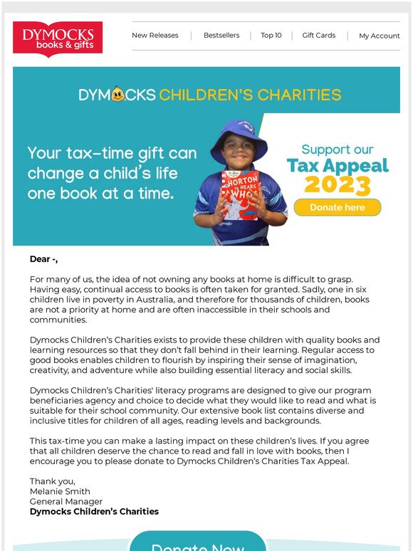 —, your tax-time gift can change a child’s life!