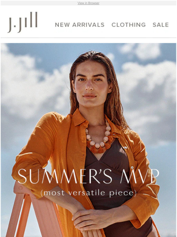 J.Jill It’s back! The shirtdress you love, now in a new color. Milled