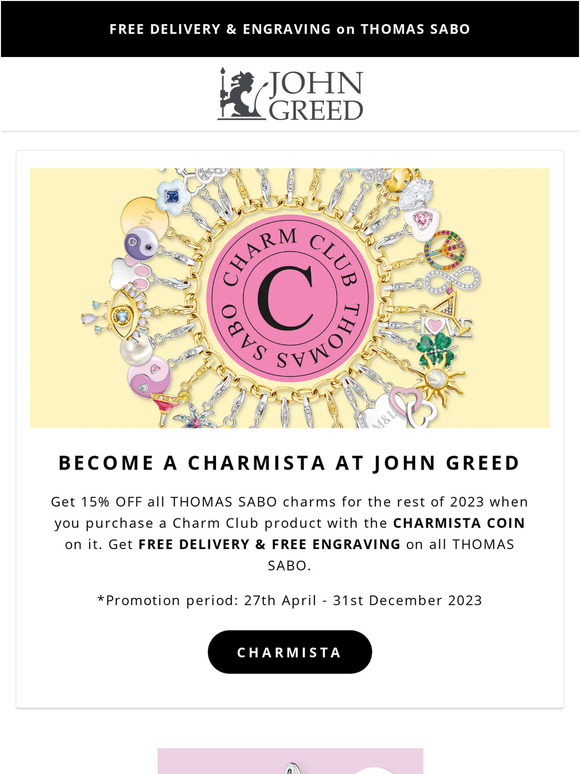 John greed clearance charms