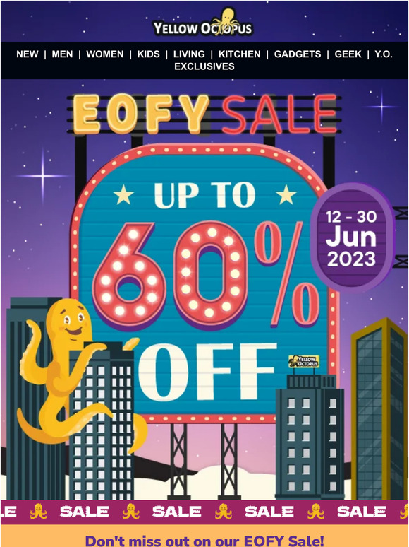 Shop Your Faves Up To 60% OFF 🎊