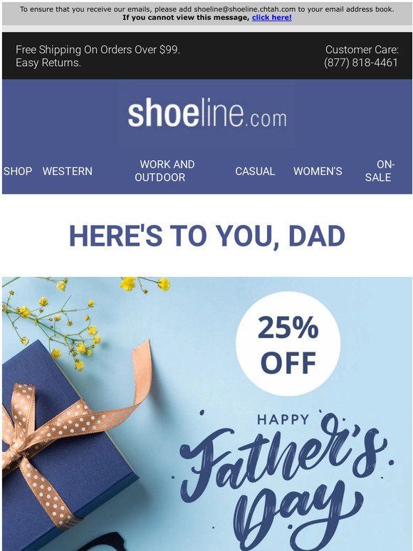 Dad-Approved Deals: 25% Off Going on Now!