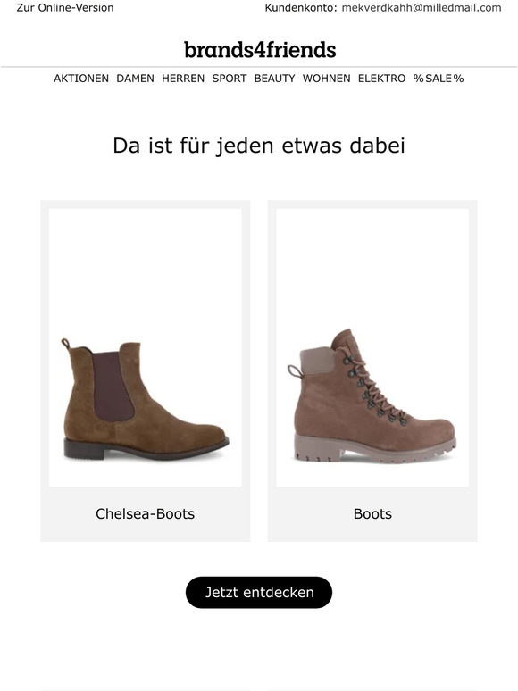 Willkommen im Schuh-Paradies: Entdecke Stiefel, Sneaker, Pantoletten, Boots uvm.