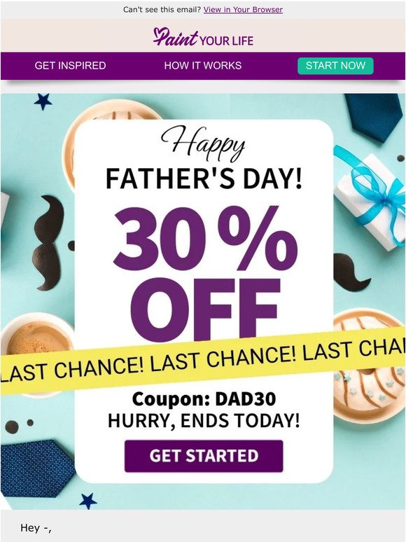 Countdown to the final day of our Father's Day Sale!