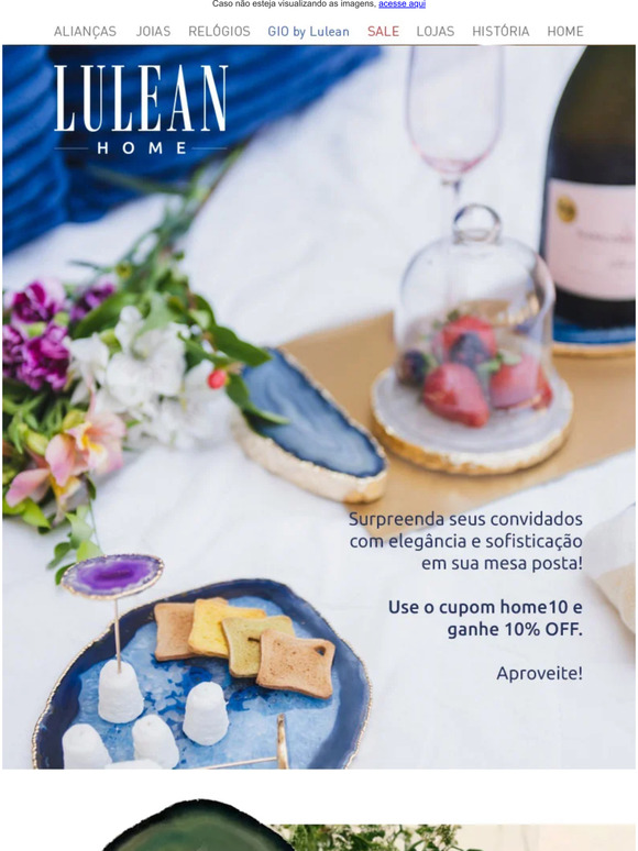Cupom de 10% OFF na Linha Home + 5% à vista: aproveite! ﻿💘