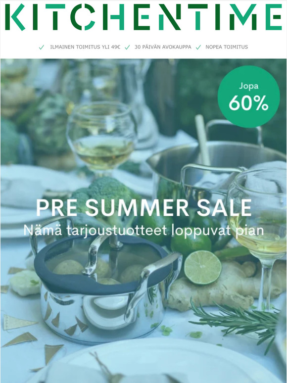 ÄLÄ OHITA: PRE SUMMER SALE!
