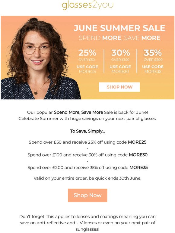 The Spend More, Save More Sale Is Back!