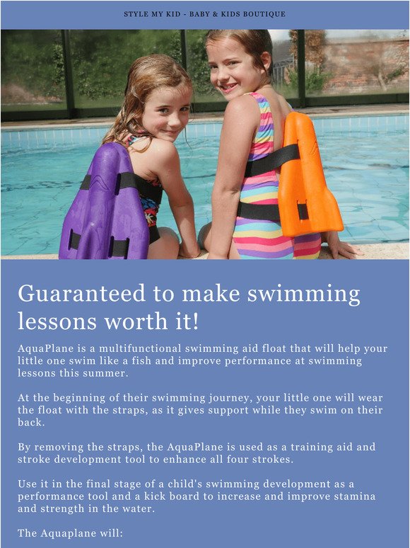 The most crucial accessory for swimming lessons this season!