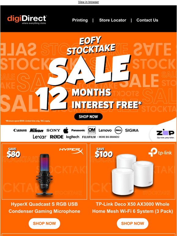 Our EOFY Stocktake SALE CONTINUES!