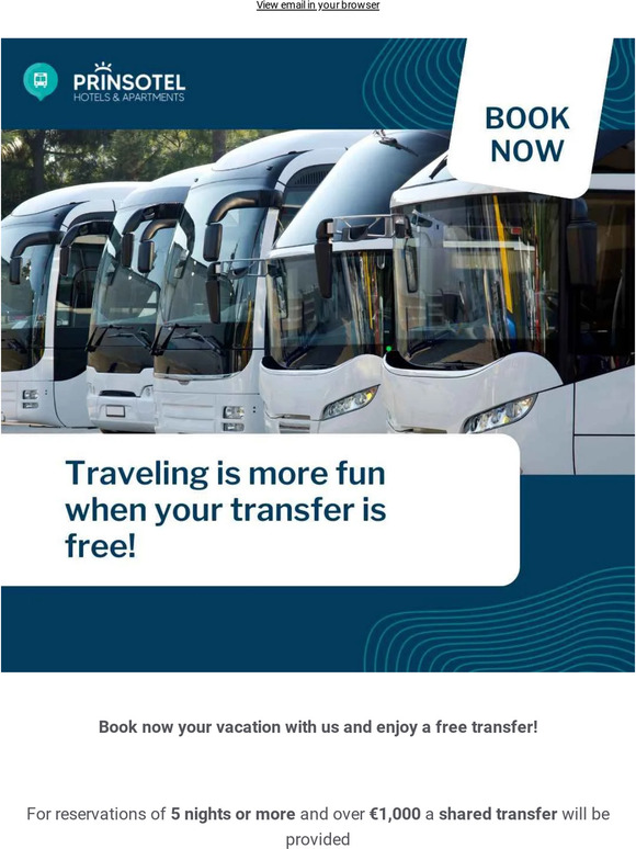 Only this week, shuttle service included for your holiday! 🚌