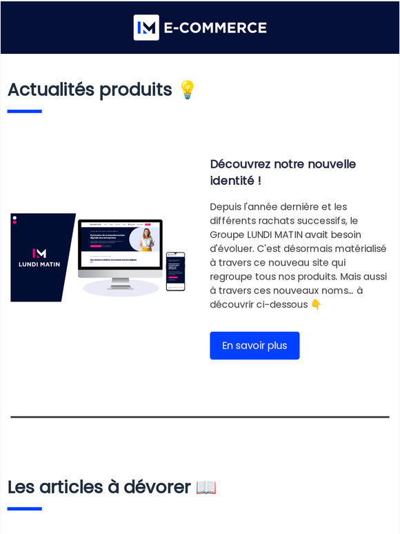Découvrez la nouvelle identité du groupe Lundi Matin