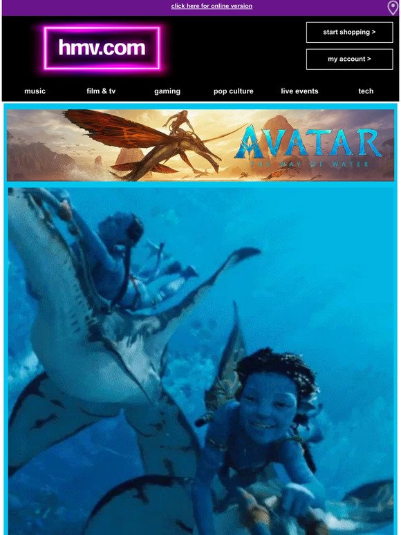 exclusive@hmv | Avatar: The Way Of Water ✨