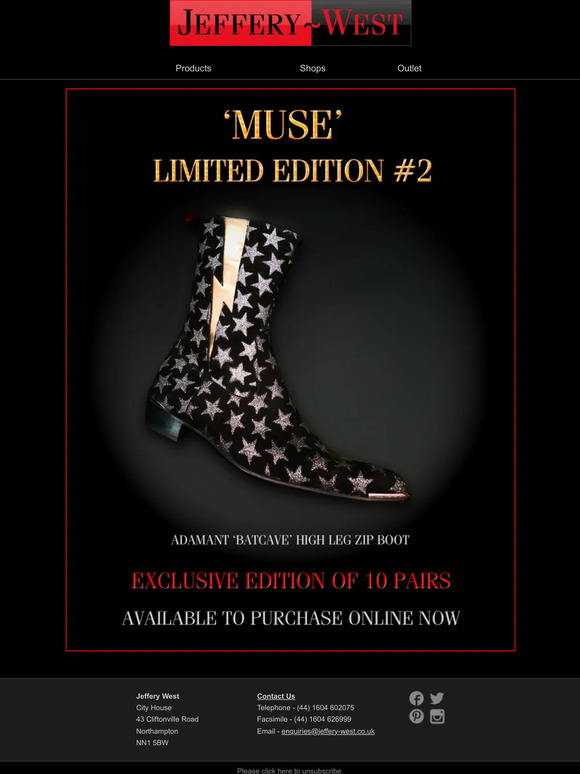 Jeffery West MUSE Limited Edition No.2 NOW AVAILABLE Milled
