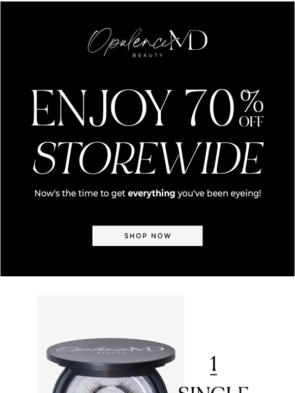 70% OFF EVERYTHING