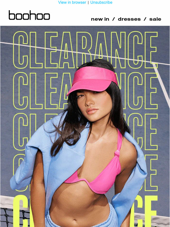 Boohoo clearance clearance