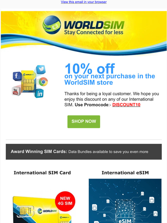 10% off for all our Loyal Customers. Happy Travel!!