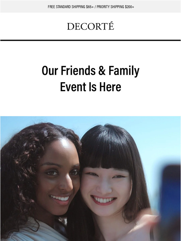 Friends & Family Starts Now