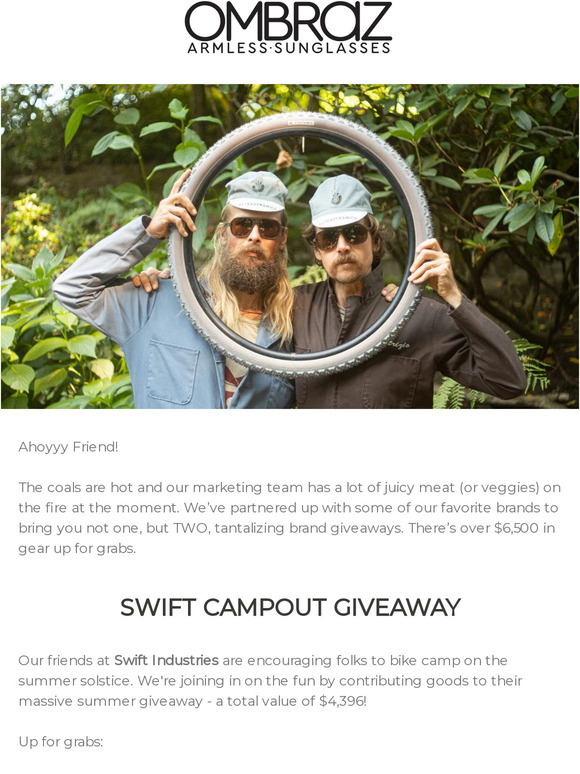 Swift Campout Giveaway | All In For Summer Giveaway