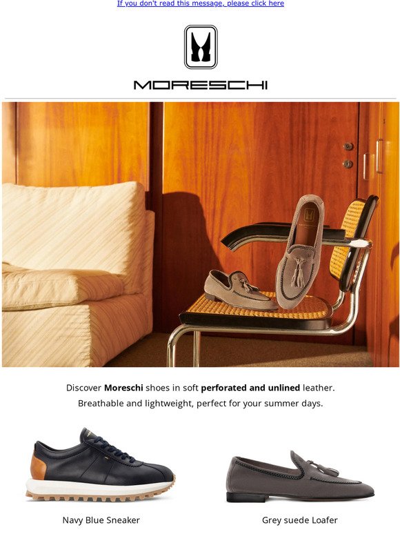 Moreschi soft shoes for your summer | Private Sale