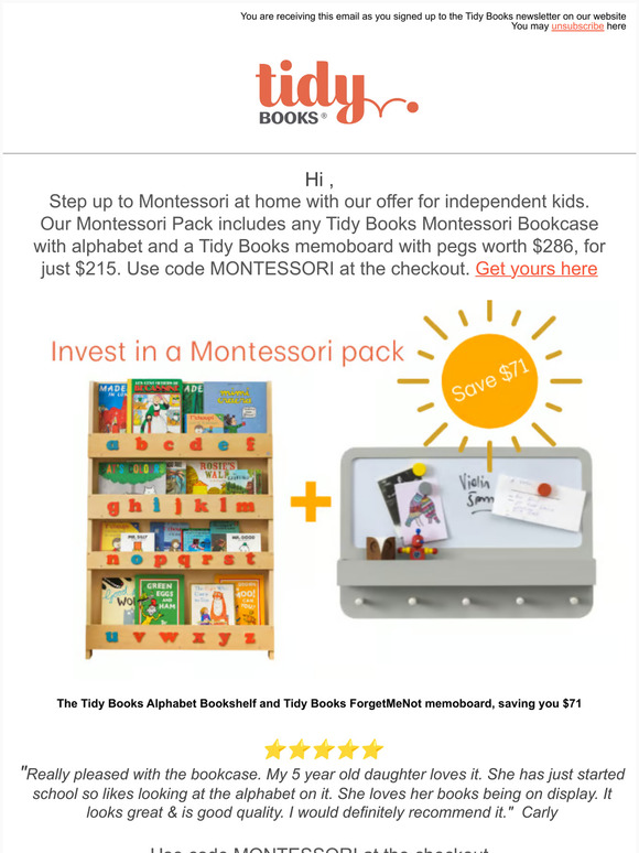 , invest in a Montessori home pack
