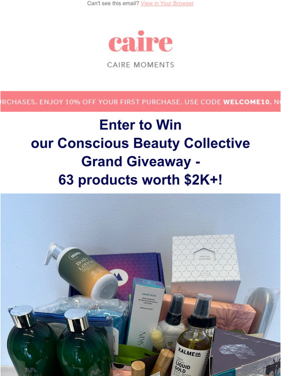 Beauty Bonanza! Win Prizes from the Conscious Beauty Collective