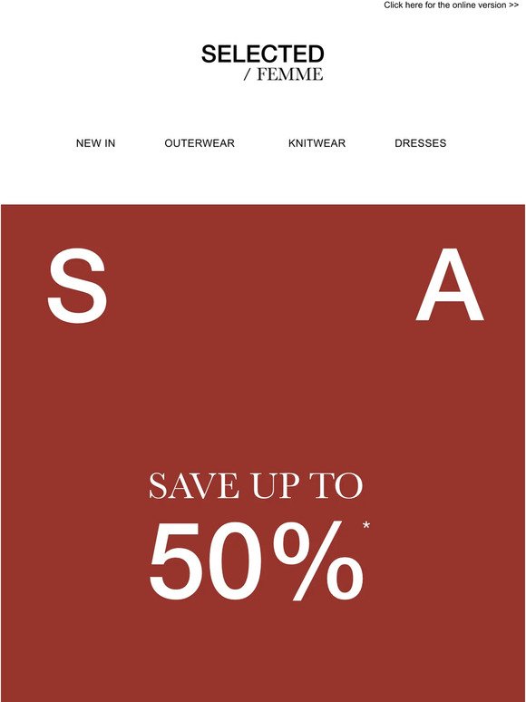 SUMMER SALE | UP TO 50%