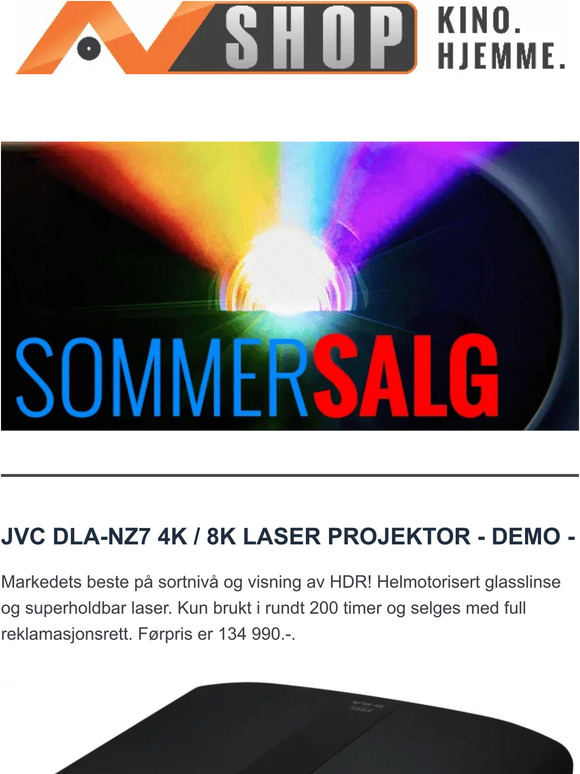Sommersalg hos AVshop!