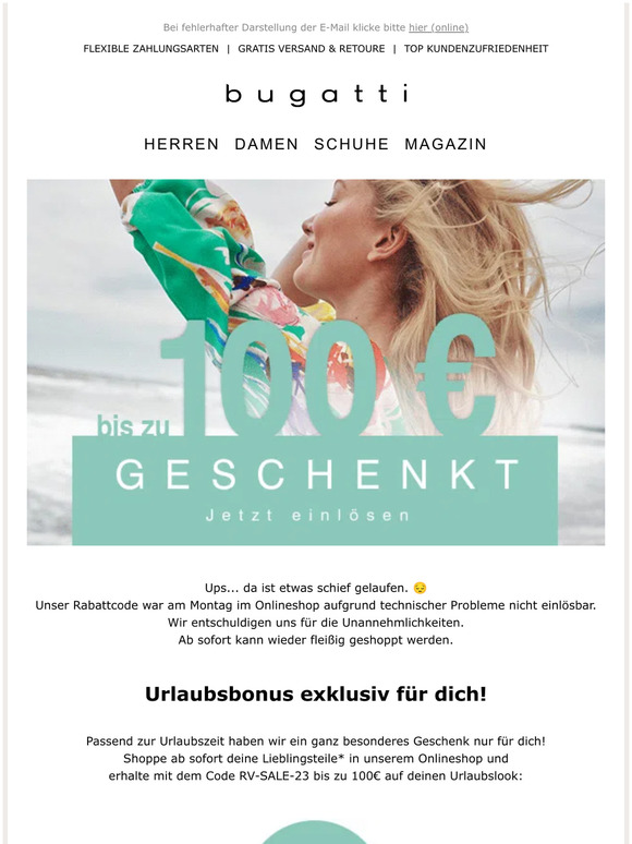 Spare mehr - kaufe mehr!