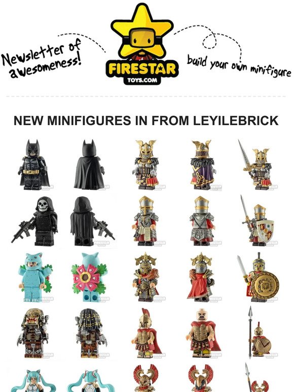 Release Alert 🚨 Brand New Leyilebrick Minifigures!