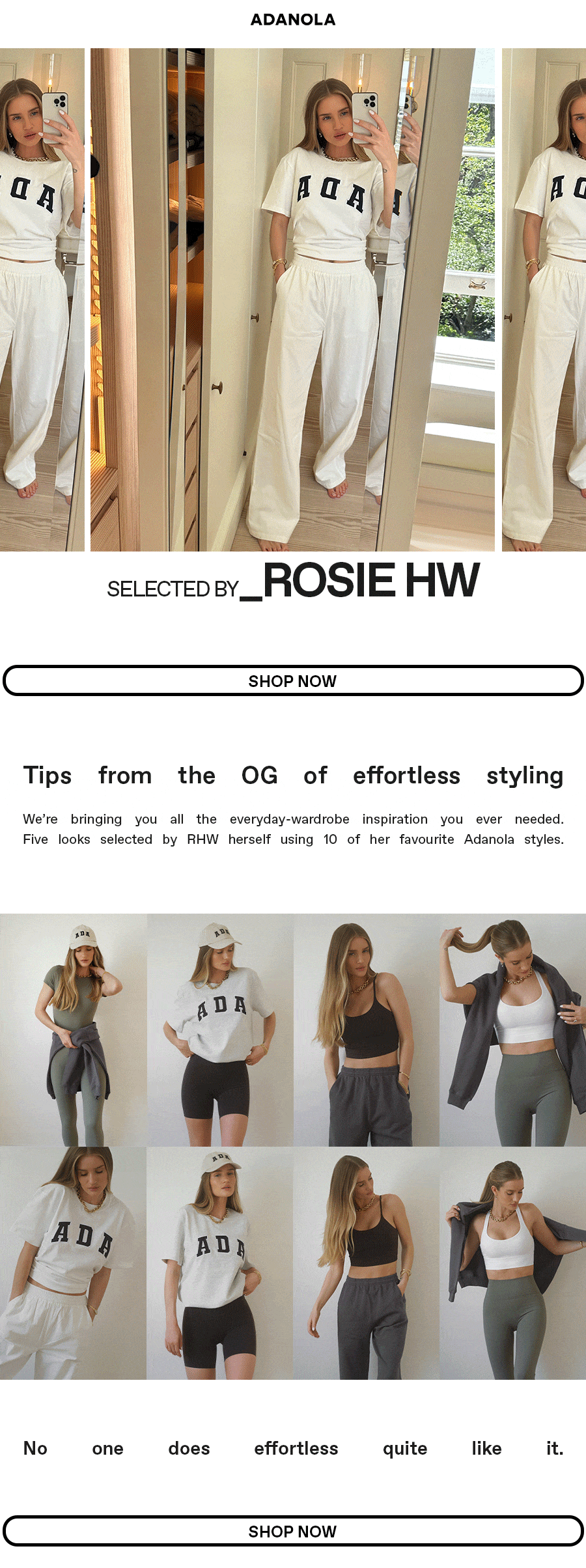 Rosie Huntington-Whiteley: Styling Activewear Staples