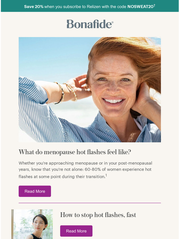 Bonafide Premium Rate What Do Hot Flashes Feel Like? Milled