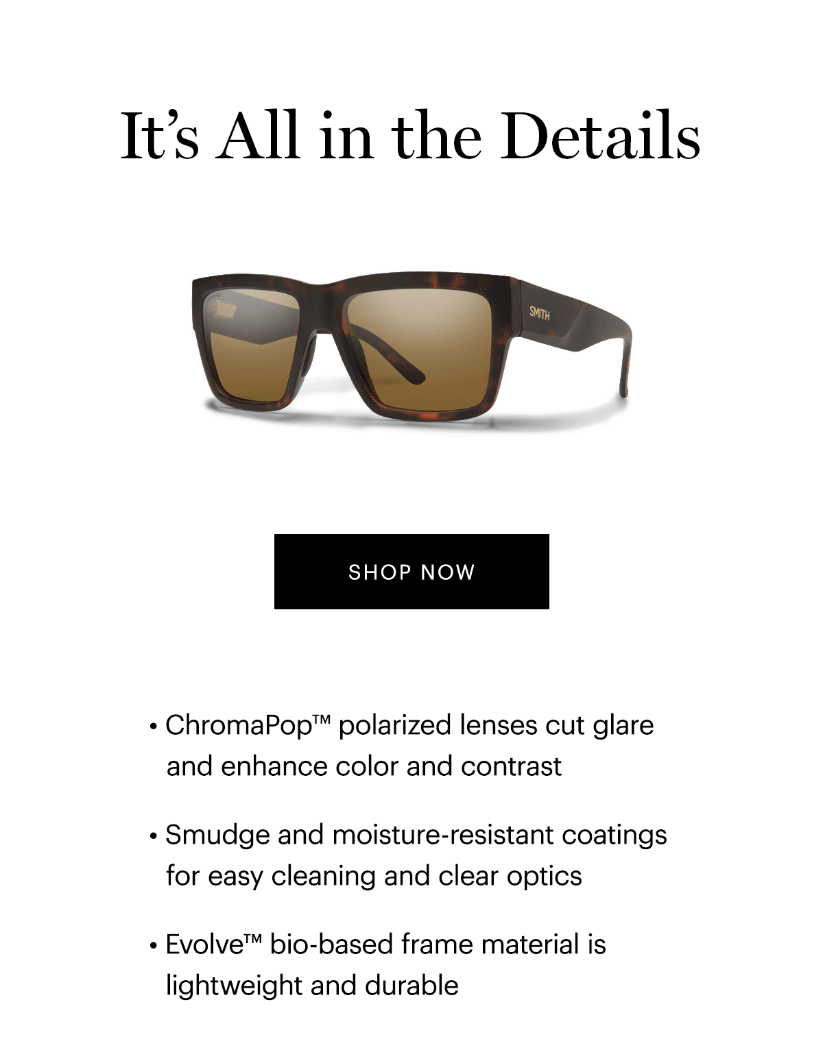 Smith Optics Meet the AllNew Lineup Sunglasses Milled