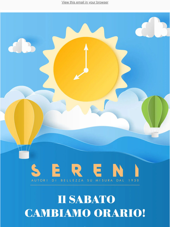 Inizia l'orario estivo! 😁