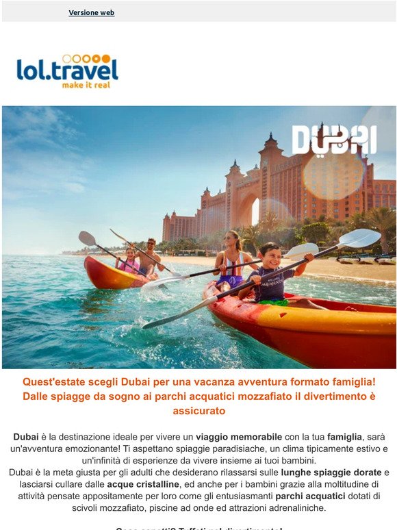 Vacanze estive a Dubai: spiagge paradisiache, parchi acquatici e divertimento formato famiglia