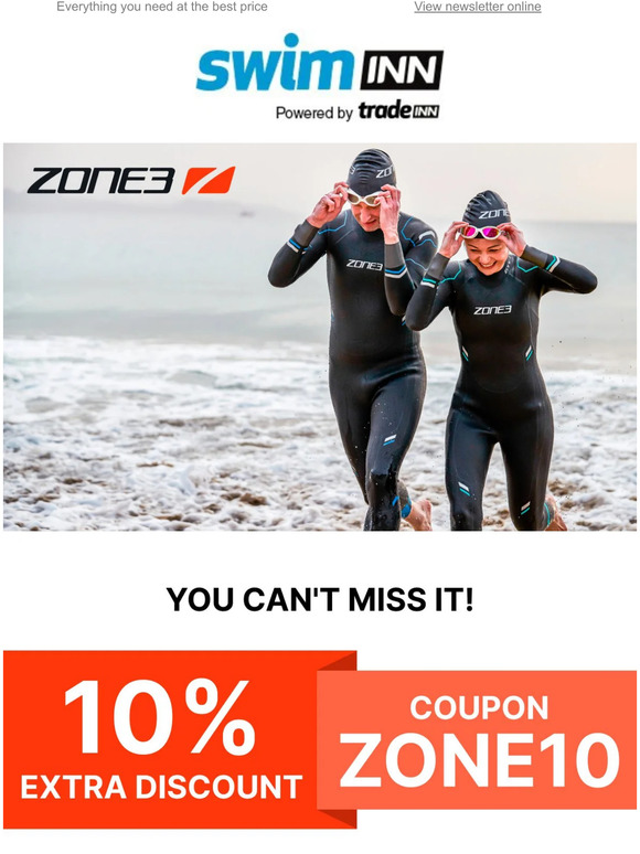 📣 Take advantage of this exclusive 10% discount on Zone3! 📣