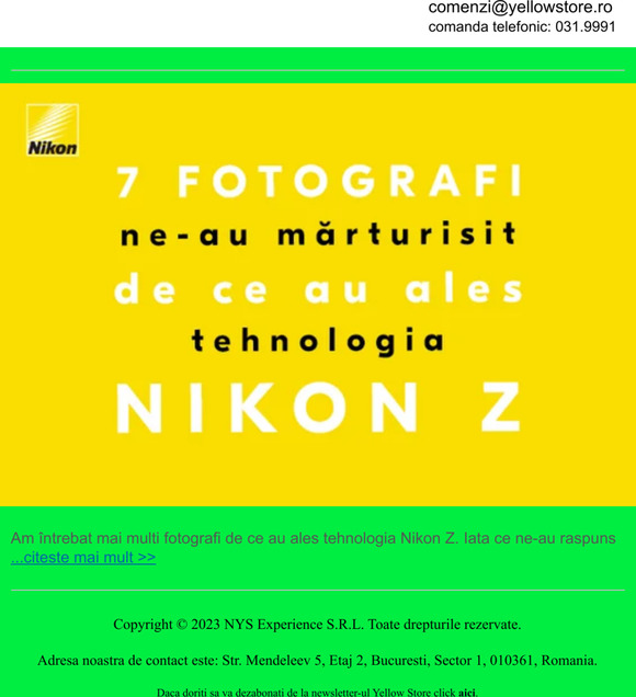 🗨️ 7 fotografi ne raspund: De ce am ales tehnologia Nikon Z?