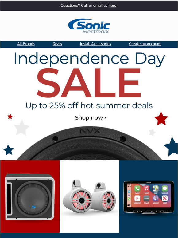 Exclusive 4th of July Sale: Save Up to 25% Off Today!