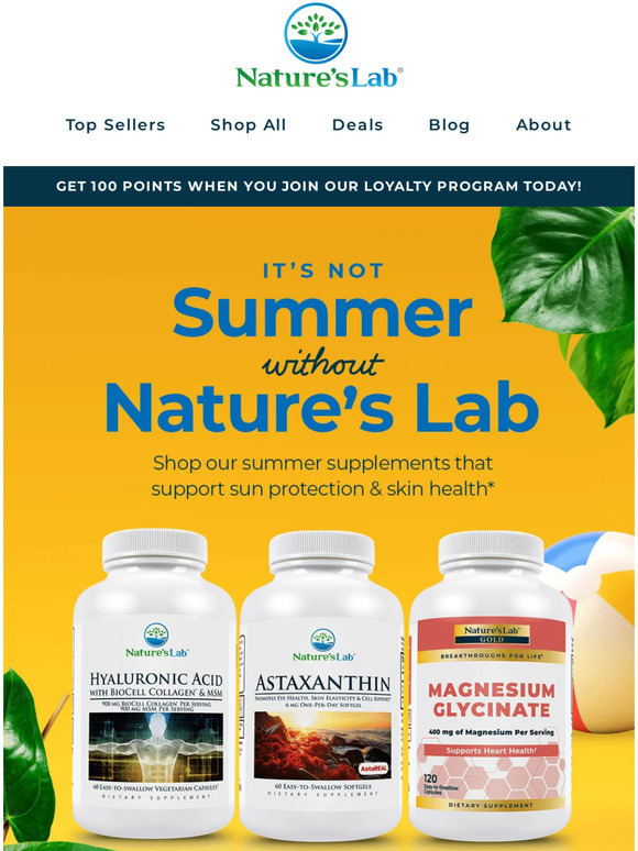 🏖️Stay Summer Ready with the Right Nutrients!