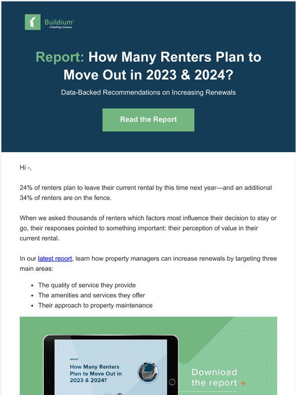 [Report] 2 in 3 renters are considering moving