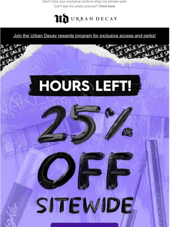 Final Hours |25% OFF Sitewide Ends Today