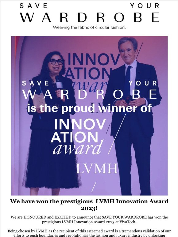 Care and repair platform Save Your Wardrobe wins 2023 LVMH