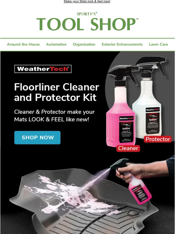 Sporty's Tool Shop: [HOW TO] Rejuvenate Your WeatherTech Floor