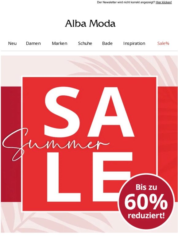☀️Bis zu 60% sparen! Summer Sale
