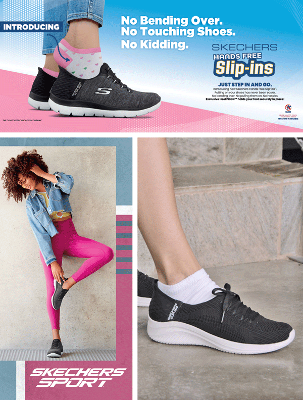 Super Shoes Step In & Go With Skechers SlipIns Milled