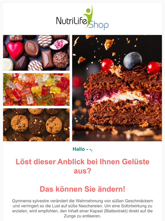 Keine Lust mehr auf Süßes 🚫 15% Rabatt