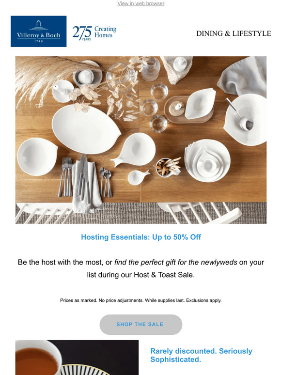 Host & Toast Sale