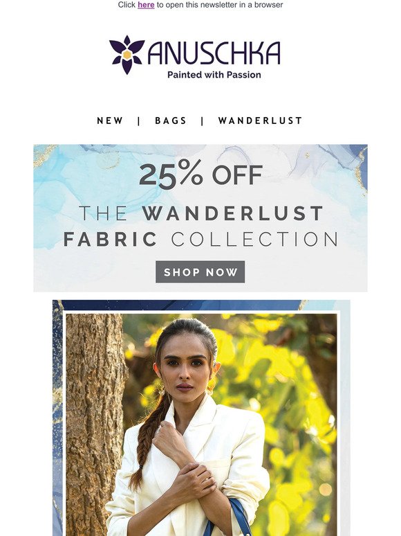 Limited Time Markdowns I Shop Wanderlust Fabric